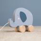 Preview: Holz Nachziehtier Elefant