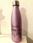 Preview: Edelstahlflasche Glitter pink