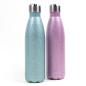 Preview: Edelstahlflasche Glitter pink