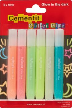 Cementit- Glitter Glue- Glow in the dark