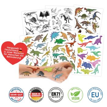 100 Kindertattoos -Dinosaurier