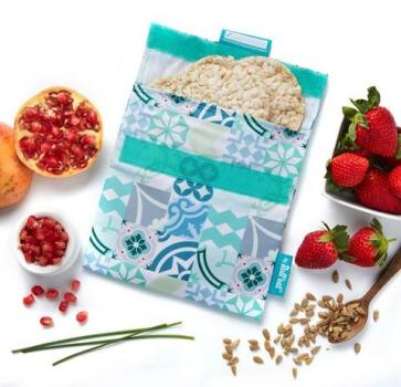 "Snack'n'Go - Lunchbag Patchwork mint