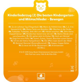 tigercard - Kinderliederzug - Die besten Kindergarten- und Mitmachlieder - Bewegen