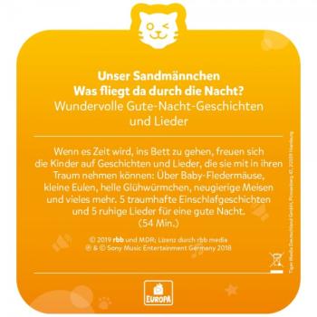 tigercard - Unser Sandmännchen - Was fliegt da durch die Nacht? - Wundervolle Gute-Nacht-Geschichten und Lieder