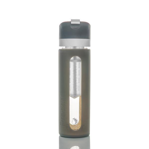 Pressa Bottle Trinkflasche Glas Charcoal (Grau)